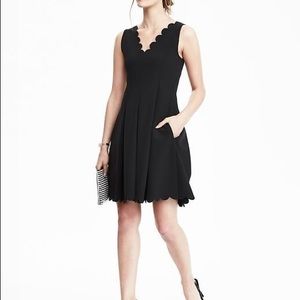 Banana Republic scallop dress